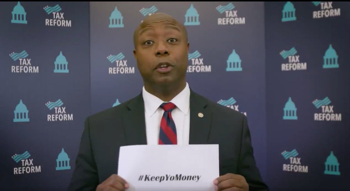 miamidecor's tweet photo. @SenatorTimScott And we should listen to such excellent educated Senators like you?
#KeepYoMoney https://t.co/m4vnIvi5KC