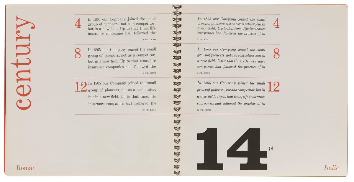 Lester Beall, Connecticut General Style Book and Some Notes on Typographic Design, 1958. See more from this brief brand identity guide in the Online Archive: oa.letterformarchive.org/item?workID=lf…