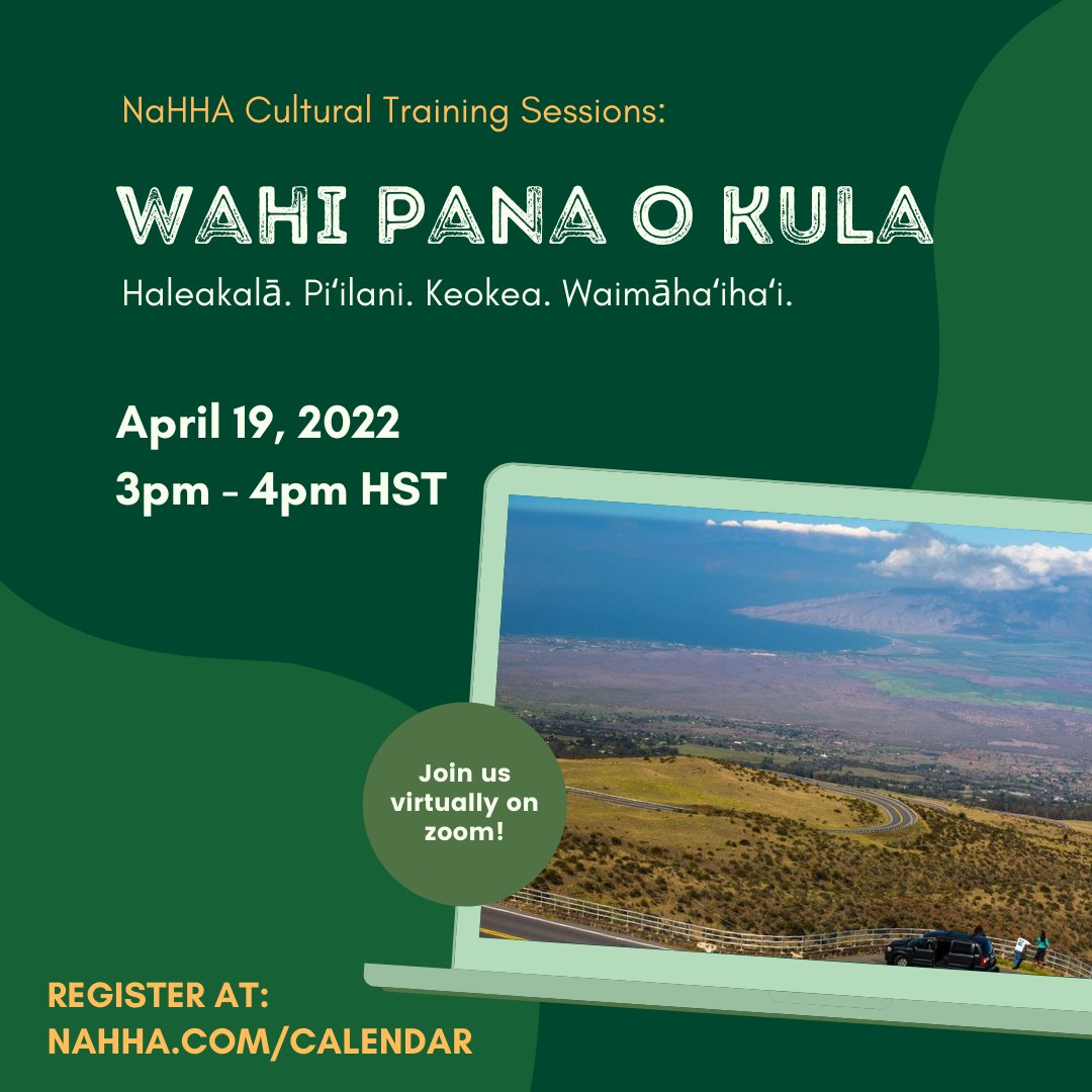 NaHHA808's tweet photo. Join Kainoa Horcajo as he takes you on a huakaʻi (journey) around the cultural sites of cultural sites of Kula, Maui where we will learn the cultural stories and history of some of the most beloved, visited, and sometimes misrepresented wahi pana (storied places). #NaHHA https://t.co/uDQ8xoVIle