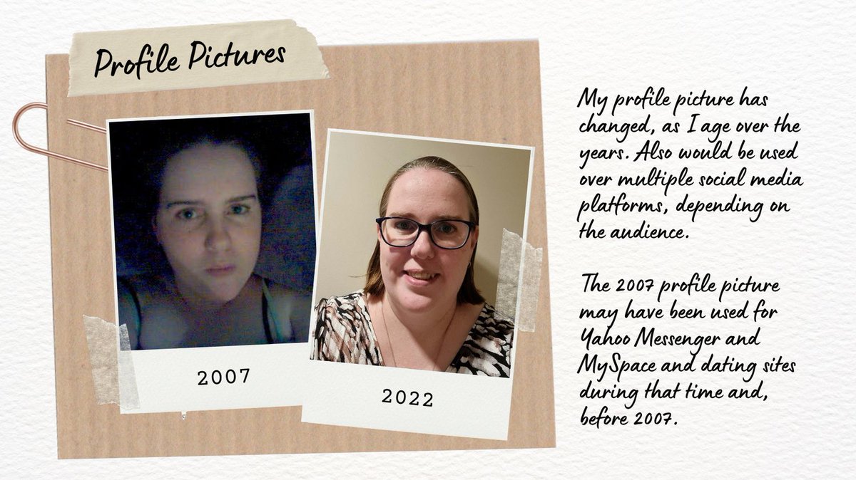 cassmwade's tweet photo. My oh my how times have changed from using social media from the start of the millennium to today. Even my profile picture has changed as I have aged. https://t.co/gOU0sb0XJx