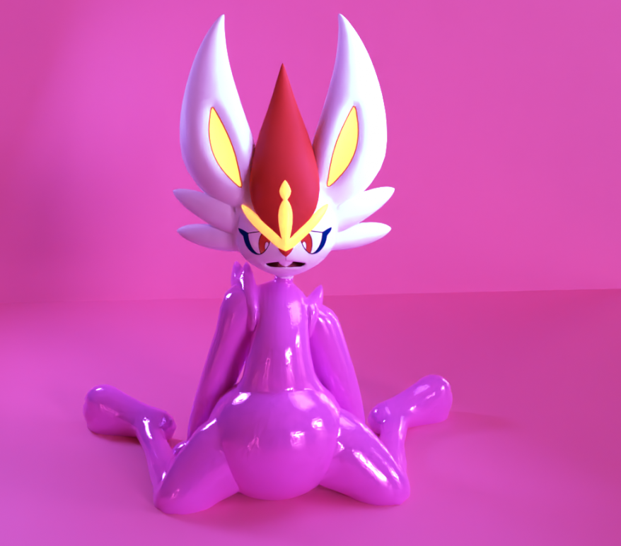 Mayaartsz's tweet photo. Cute lil Cinderace trapped in a tight Pink latex diaper suit~ 🍼🍼💖💖 https://t.co/kR0fXFehxG