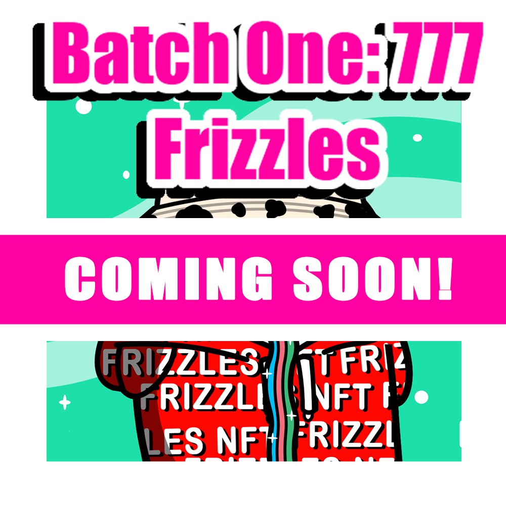 WL SPACES ARE AVAILABLE 👀

FIRST 50 TO WL RECEIVE A FREE FRIZZLE🎁

THE NEXT BIG THING 💥🤯

FRIZZLES ARE COMING! 👀

JOIN OUR DISCORD NOW.

discord.gg/KavvCUsN45
#NFTCommunity #NFTGiveaway #NFTProject #NFTdrop #NFTshill #NFTCommumity #NFTcollectibles #NFTgame #NFTs #NFTs