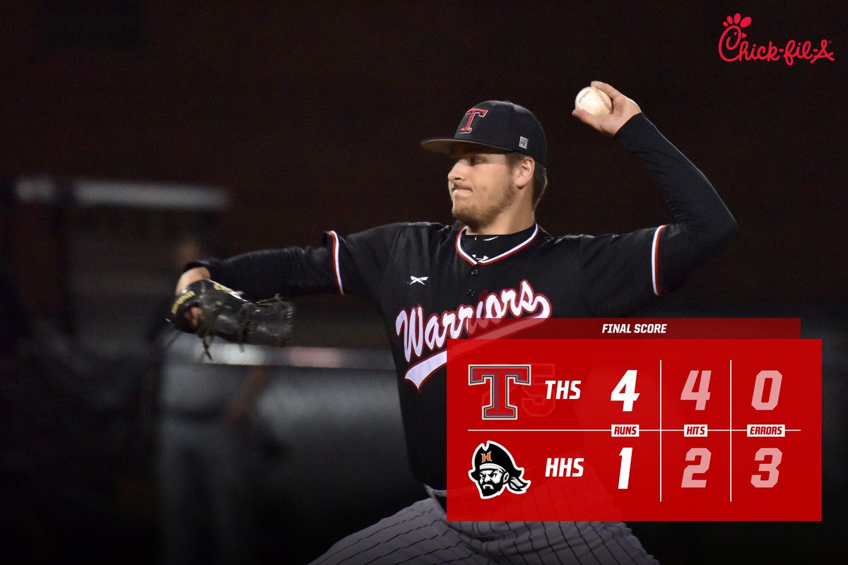 Thompsonbaseba1's tweet photo. Congratulations to our guys! Huge area win tonight! The job is not done for the Warriors. #TTP #WarriorFamily #GRIT #WhyNotUs https://t.co/I3YlgpeKu6