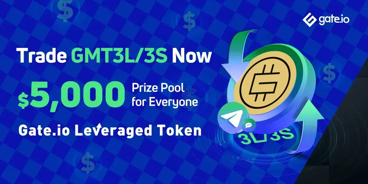 Gate's tweet photo. ⭐️ https://t.co/8kWqgEeplL New Leveraged Token Listing
🥳 Trade GMT 3L/S in Leveraged Token
Win and Share in the $5,000 Prize Pool
📍Participate: https://t.co/9Z5cwLuGJW
📍Details: https://t.co/5a2nHWDCap
Telegram➡️ https://t.co/fkT7jNmBrX
#Gateio #LeveragedToken #GMT https://t.co/Ek6snY8lTf