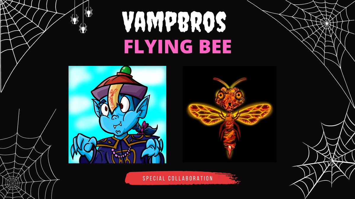 VampBros_NFT's tweet photo. 🏝VampBros X Flying Bee Giveaway🧛

🏆5x VampBros Founders Edition WL 🏆
🏆5x Flying Bee WL 🏆

How to enter :
✅Follow @VampBros_NFT &amp; @FlyingBeeNFT
  ✅❤, Follow, RT This Post
✅Tag 3 Friends https://t.co/RawApvRRr9