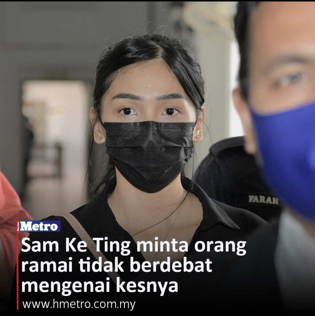Apa pandangan Ayahanda dalam kes si amoi bagi saya tak adil hakim bagi di jaminan bebas bayar sebanyak Rm 10KK .. Tak kisah lah kalau amoi ke wanita cina ke yang sekarang ini kau lalai dlm memandu habis 8 nyawa remaja meninggal dunia dan ada yang Netizen Bedal sokong dia mcm tu