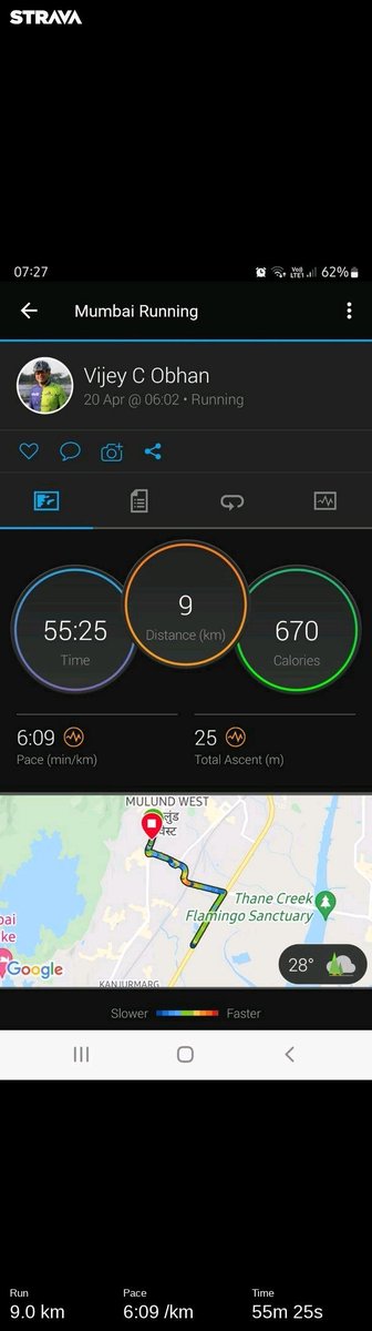 Morning Run : 9er after ages..under testing conditions - sooo hummiiiidd 😰🏃‍♂️ 
#running #runner #fitness #FitnessGoals #FitnessMotivation   #SummerRun #garmin #BeatYesterday 
Check out my activity on Strava: strava.app.link/vb5QXf2Vmpb