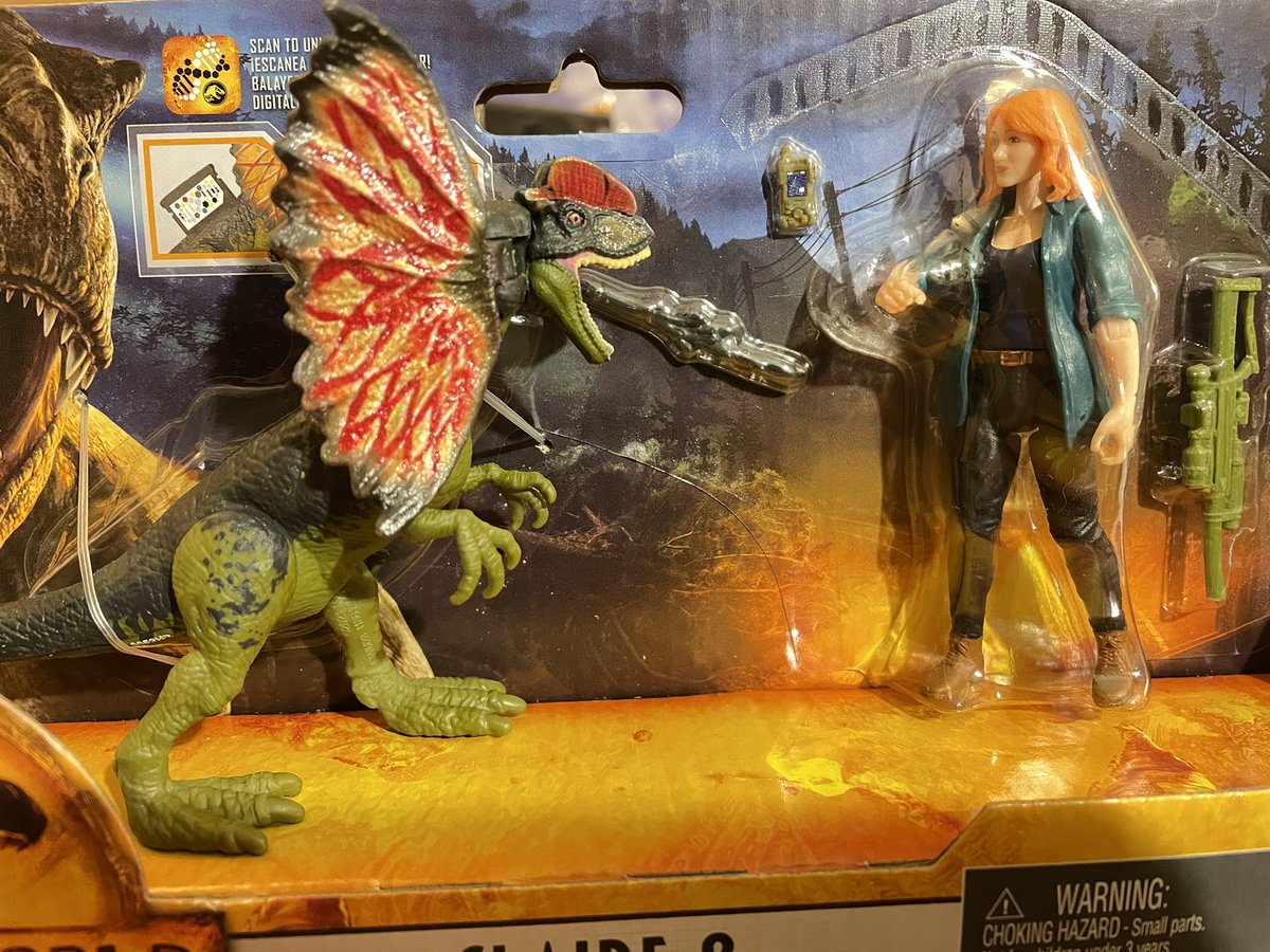 JurassicAttic's tweet photo. Truly the best paint application of the #AttackPack / #FerociousPack #Dilophosaurus yet! The detail on the frill, crests, and snout are perfection! Pumped for her return to the big screen! 
#JurassicWorldDominion 
#JurassicCollector
#Dilophosaurus https://t.co/Q3A3QUosc2