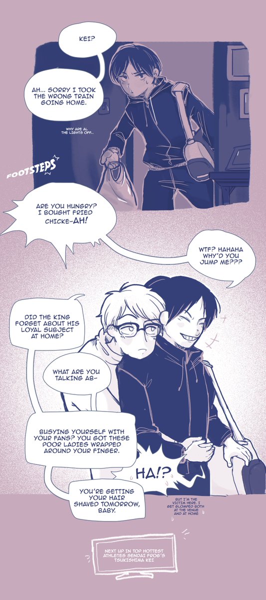 👑Everybody Wants To Love You👑
my <a href="/tskkgexchange/">tsukikage exchange | posting period</a> for <a href="/lilacstaars/">m. 🥯</a> inspired from a jbrekkie song 💗

Domestic #TsukiKage dealing with their semi-celebrity athlete life and the insecurity that comes with it. they always reassure each other thOUGH COZ THEYRE MEANT 2 B

#tkkg