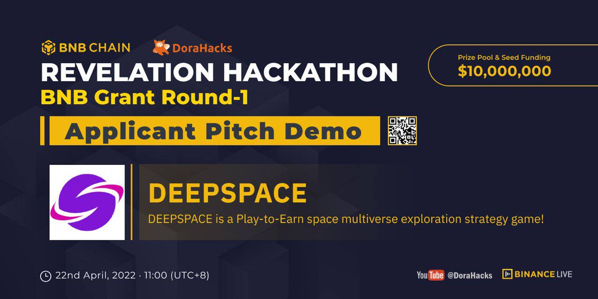 DeepSpaceDPS's tweet photo. @BNBCHAIN @KardiaChain We are very happy to be a part of the #BNB Grant round 1! You can vote for #DEEPSPACE $DPS below! 👇

https://t.co/wjjv0lK7jH
#PlayToEarn #P2E #NFTs 🎮 https://t.co/7x07OBP2En
