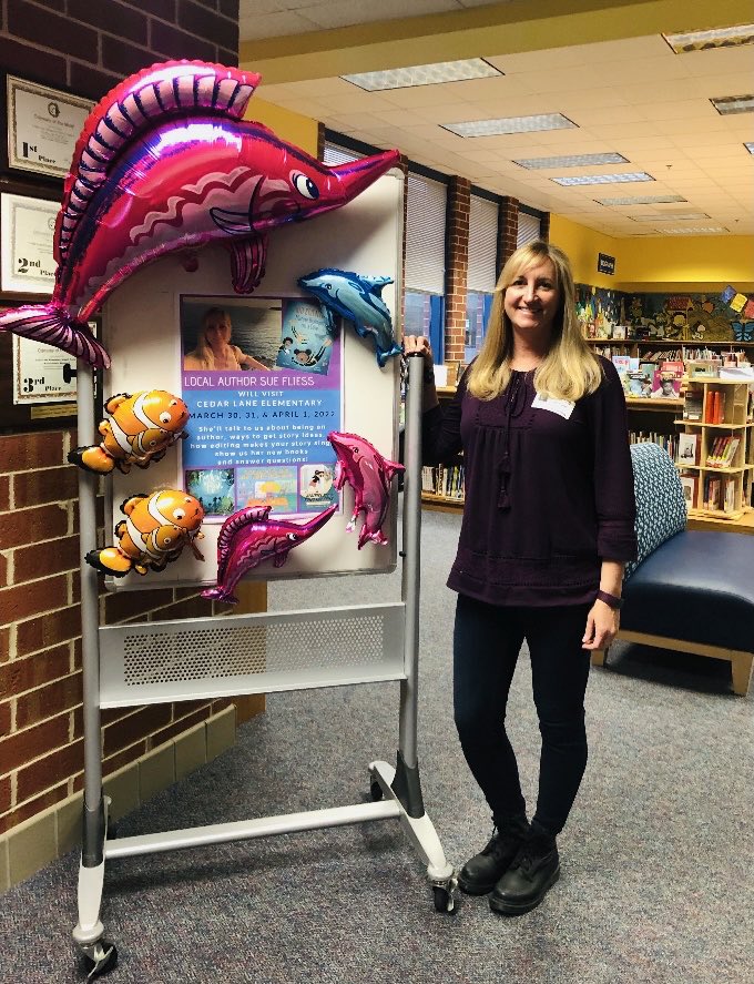 Brenda Doan (@brendadoan3) on Twitter photo Our students loved our author visit with the fabulous <a href="/SueFliess/">Sue Fliess</a> Can’t wait for her latest titles to arrive for our <a href="/CEDLibraryLions/">CedarLaneESLibrary</a> #LUSLIB670 Our students loved our author visit with the fabulous <a href="/SueFliess/">Sue Fliess</a> Can’t wait for her latest titles to arrive for our <a href="/CEDLibraryLions/">CedarLaneESLibrary</a> #LUSLIB670