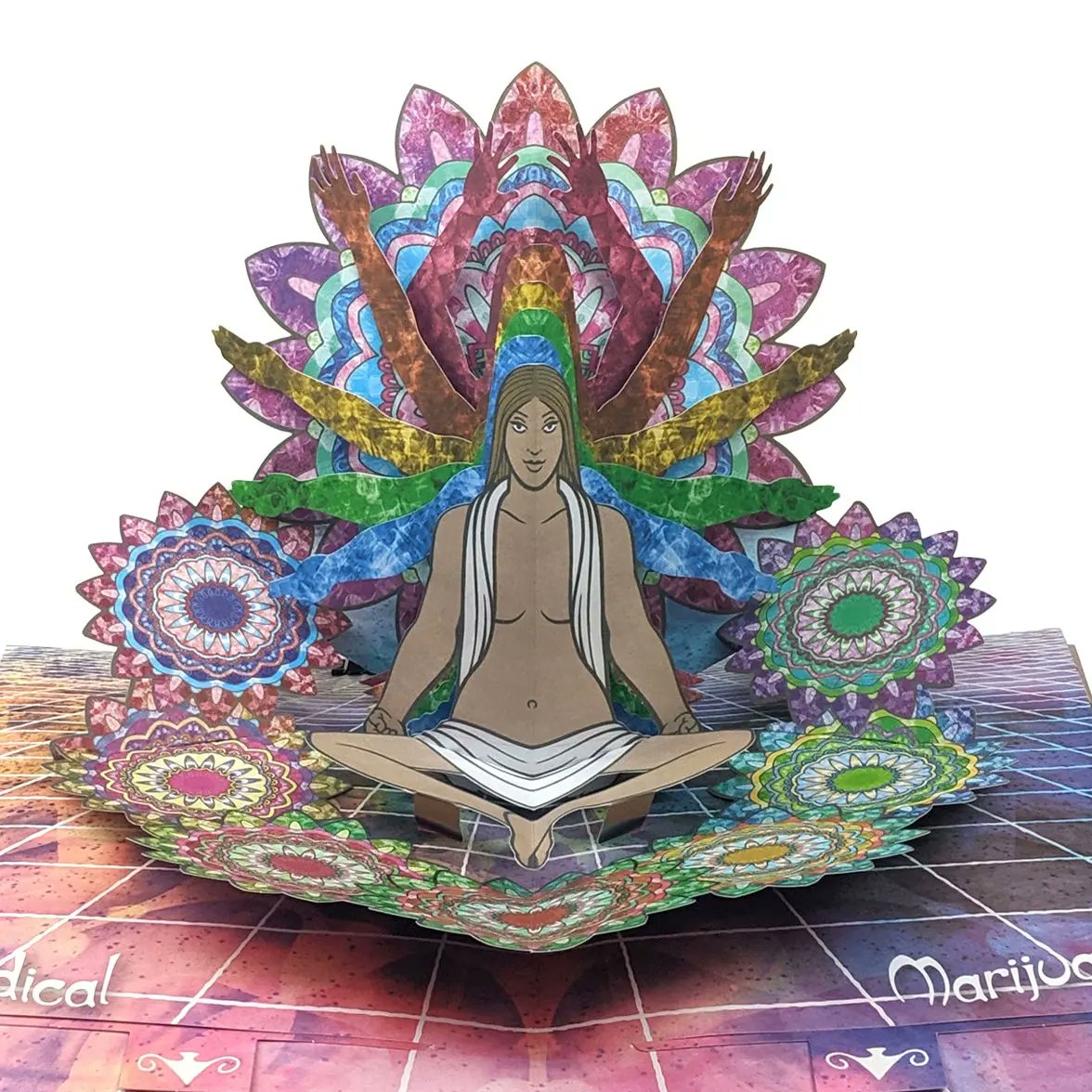 poposition's tweet photo. The world’s first &amp; only pop up book about cannabis - illustrated by the one &amp; only Mike Giant 

On sale this 4/20 for just $24! (Normally $42) https://t.co/v7tnbPujn2 

This is the Medical Marijuana spread 

#cannabis #book #420 #mikegiant https://t.co/IazaCvzh5G