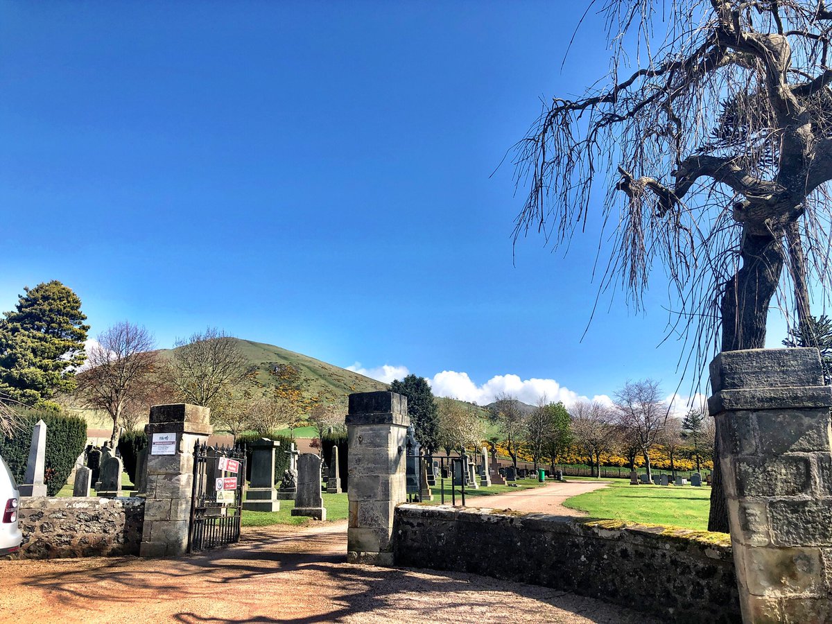 lindybooo's tweet photo. Best day off ever!! It was a bit of a momentous day. A fabulous date with Death☠️ I chose my plot in Largo Cemetery 🥰 #Home #Fife #UpperLargo #FuneralPlans https://t.co/BPMROWtvDC