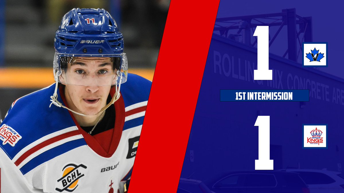 SpruceKings's tweet photo. All tied up after one in Game 4 at the RMCA!
SHOTS:
PEN 10 PG 14
#GetInTheMix โข #BCHLPlayoffs https://t.co/rPbFgztK0l