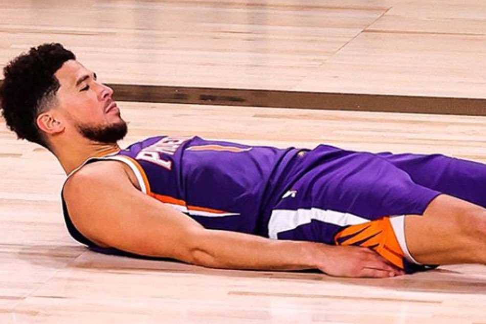 EricFreemanAct's tweet photo. Don’t worry @PelicansNBA that man @DevinBook does it to everyone! #NOPvsPHX https://t.co/qfgwCOt1E8