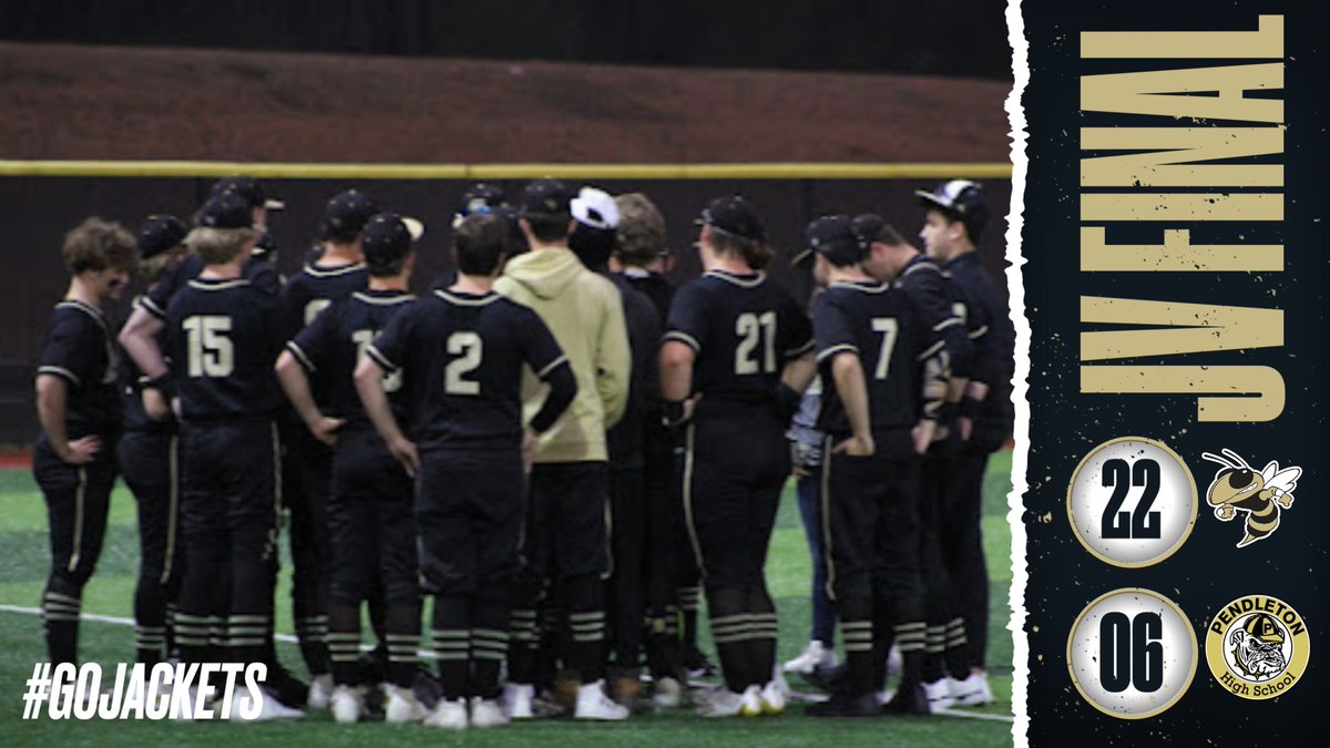 TLH_Updates's tweet photo. JV Baseball breaks out the hit sticks tonight for a run rule victory over Pendleton. @coachjohncann @tlhanna_ad @tlh_jackets https://t.co/BjxC6DZYBh