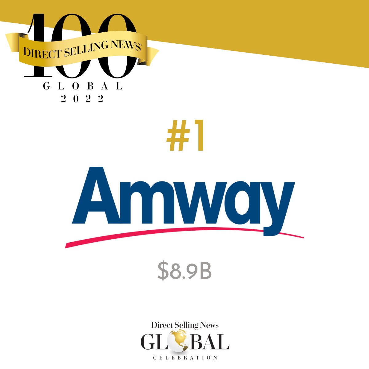 DSNupdate's tweet photo. Congratulations to the team at @Amway! They continue to lead the way in the direct selling world. https://t.co/bUbpUgFqJ4