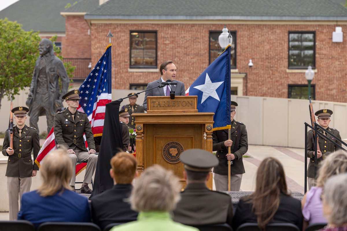 Our hearts are heavy as we honor and remember the life and legacy of the <a href="/TarletonState/">Tarleton State University</a> Texans who have passed this year. We laid their flames to rest tonight at the annual Silver Taps Ceremony.
