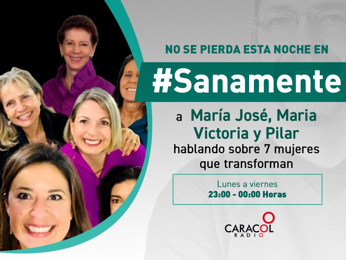SanaMenteRadio's tweet image. #HoyenSanaMente No olvide escuchar al Dr @SantiagoRojasMD hablando con María José, María Victoria y Pilar, sobre 7 mujeres que transforman.
#transformar #empoderarse #lideres