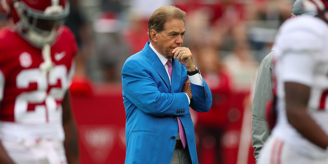 Nick Saban talks NIL collectives, transfer portal at Mobile event

"Somebody gave me a stat that our players have made $1.7 billion playing in the NFL since 2007, and all those guys didn't play when they were freshmen. ... But they all developed."

247sports.com/college/alabam…