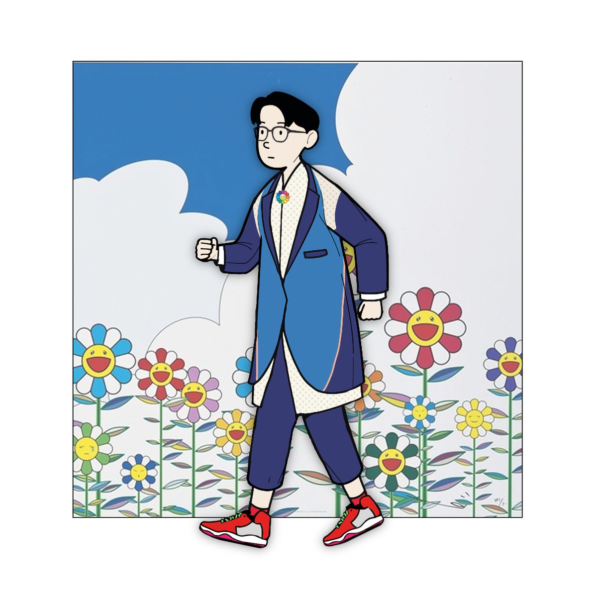 bajahhhh's tweet photo. ivy boys x @takashipom , i hope u like it takashi murakami with ivy boys style😁 @BBRCOfficial @FreemanZion1 @ggraceleee @MrHaotoshi @rachie_eth https://t.co/UaXqw0I0yJ