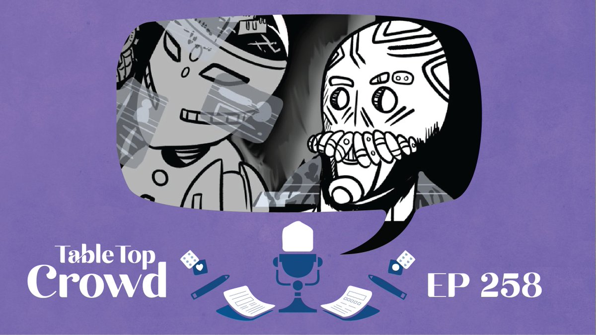 TableTopBabble's tweet image. 📣 New #TableTopCrowd! 

@KristinIsNoJedi chats with game designer &amp;amp; founder of Daylight Publications Cam Day @daylightpub1066 to discuss his new project RoboNoir: Crime in Cog City.

Links to the show and IndieGogo in next tweet!