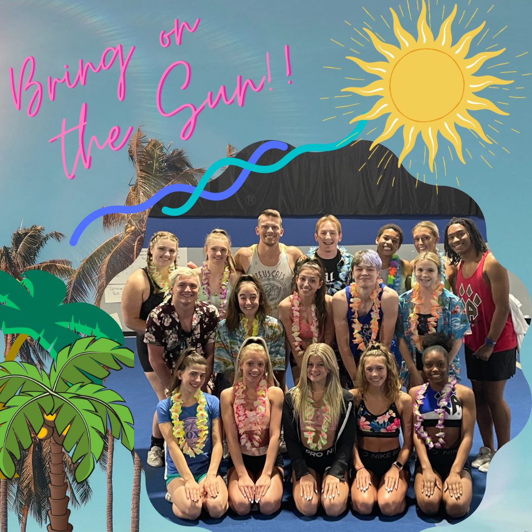 Florida here we come… ready for some sun.  One more warm up and practice in Ohio, showcase tomorrow night and then off we go ✈️🌎🏰@CA_ColumbusOH #striketwice #worlds2022