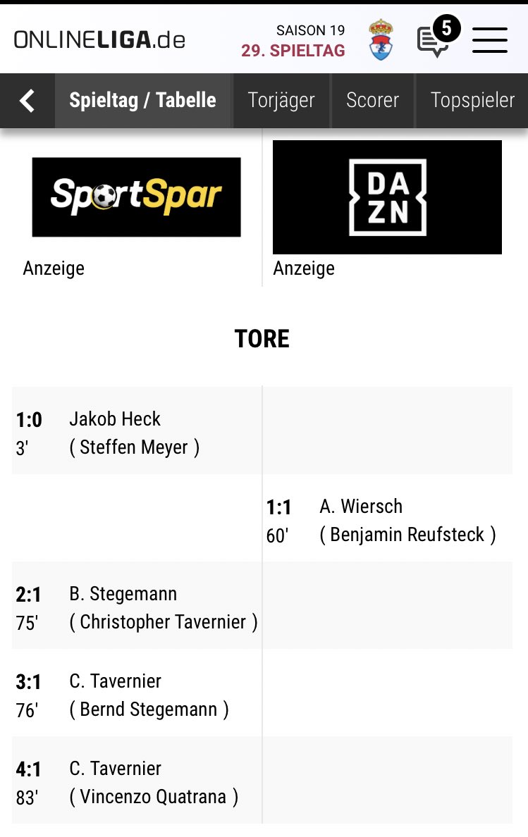 Angriffsduo Stegemann/Tavernier nach Verletzungspause von Bernd Stegemann wieder vereint…. läuft…