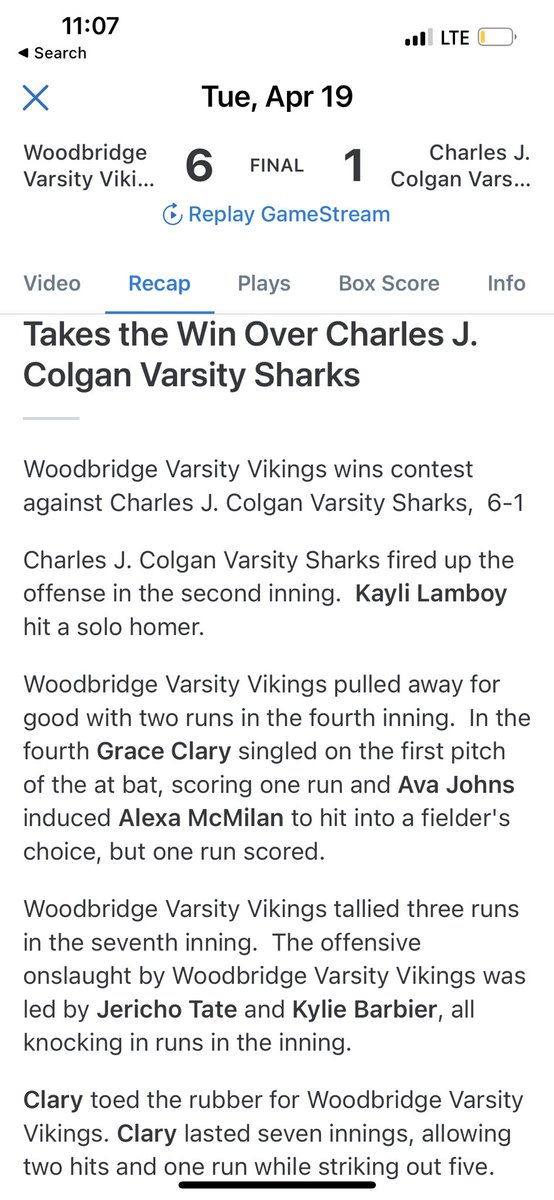 Varsity gets the win over Colgan tonight. Remaining UNDEFEATED in the district 🔰💛💚