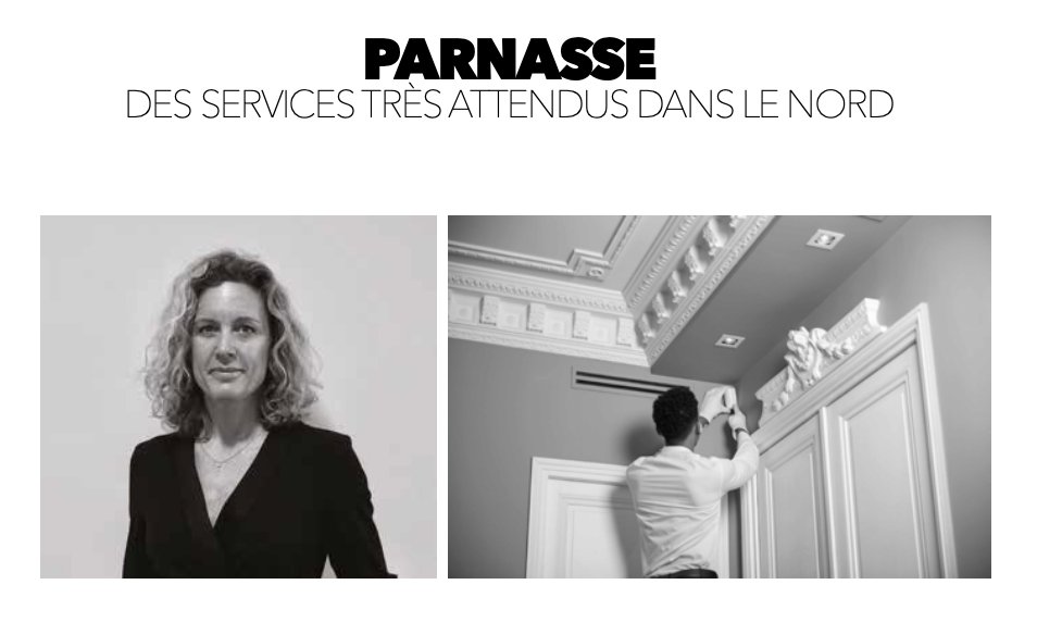 "<a href="/Parnasse/">Parnasse</a>, des services très attendus dans le Nord"
Retrouvez dans le dernier numéro de <a href="/EccelsoMagazine/">Eccelso Magazines</a> l'interview d'<a href="/DeSousa_Emilie/">Emilie De Sousa</a>, Responsable <a href="/parnasse/">Parnasse</a> Nord. oran.ge/38MZ27f #Presse #Luxe #ITW