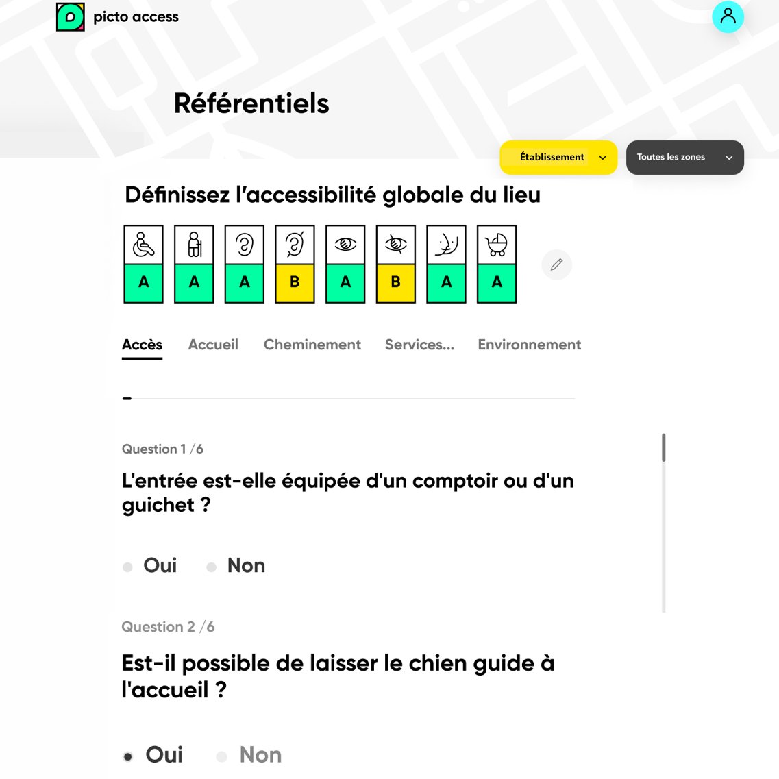 📌Connaissez vous <a href="/PictoAccess/">Picto Access par APF France handicap</a> Access, une entreprise qui propose des solutions numériques pour les ERP ?

♿ Leur frise de 8 pictogrammes permet notamment d'apporter un premier niveau d'information d'#accessibilité. 

<a href="/VincentMontet/">Vincent MONTET</a> <a href="/ArnaultChatel/">Arnault Chatel</a>
#mbadmb #TransfoNum #Handicap