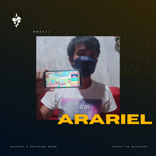 AlamatSquadPH's tweet photo. ALAMAT SQUAD PH SCHOLAR SPOTLIGHT
Isko #031: ARARIEL (San Isidro, Davao del Norte)
Onboarded: February 11, 2022

"maniwala lang [kau] na kaya ninyo at kakayanin kahit mahirap, at wag mawalan ng pag asa cuz miracle do exist."

Kilalanin pa si Arar: https://t.co/gvmxxASHtN

#Axie https://t.co/R1CThNwKHY