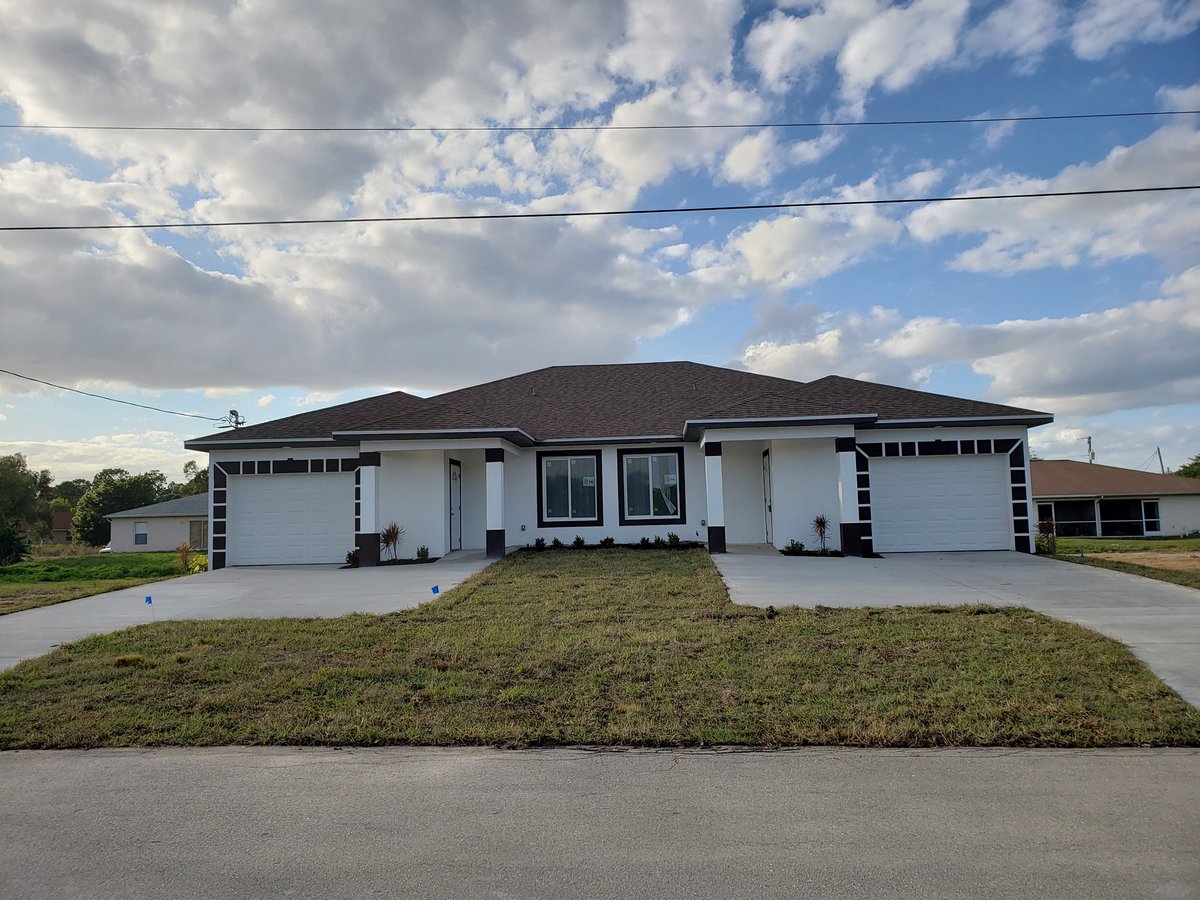 Buy or Build Your Duplex in Lehigh Acres Florida, Starting at $469900,Financing is Available if You're Qualified, Contact Optimum Investments Group Company at (239)265-0653, bctopinvestor@gmail.com 
BERTRAND CHOUTE, CEO & FOUNDER #investment #realestate #lehighacres #florida https://t.co/ELip4ouEjZ