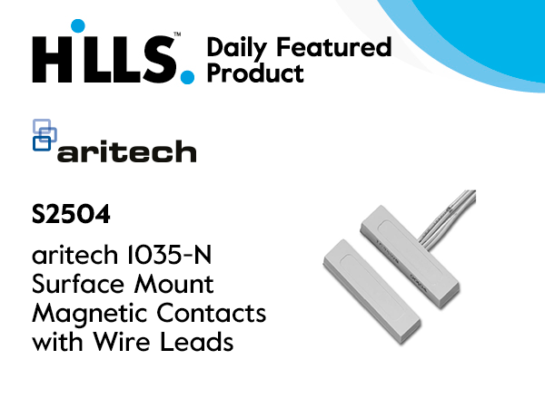 Forget screws &amp; glue, the 1035 Series Magnetic Contacts with Wire Leads has a specially formulated 3M adhesive tape for use when drilling holes is not practical.

Learn more here hills.com.au/p/fire_securit…

#magneticcontact #accesscontrol #aritech #youcanrelyonhills
