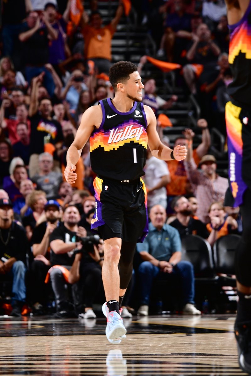 Devin Booker Fist Bumps Baby Mid-Play In Suns' Playoff Game