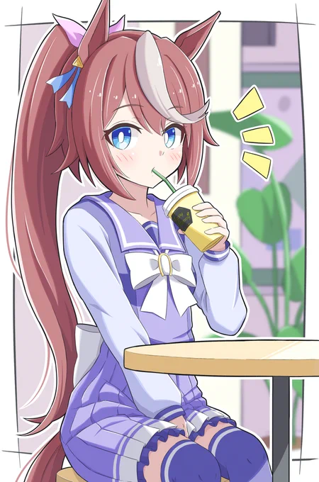 テイオーおめでとう🍯(再掲です)
#ウマ娘 #トウカイテイオー生誕祭2022 