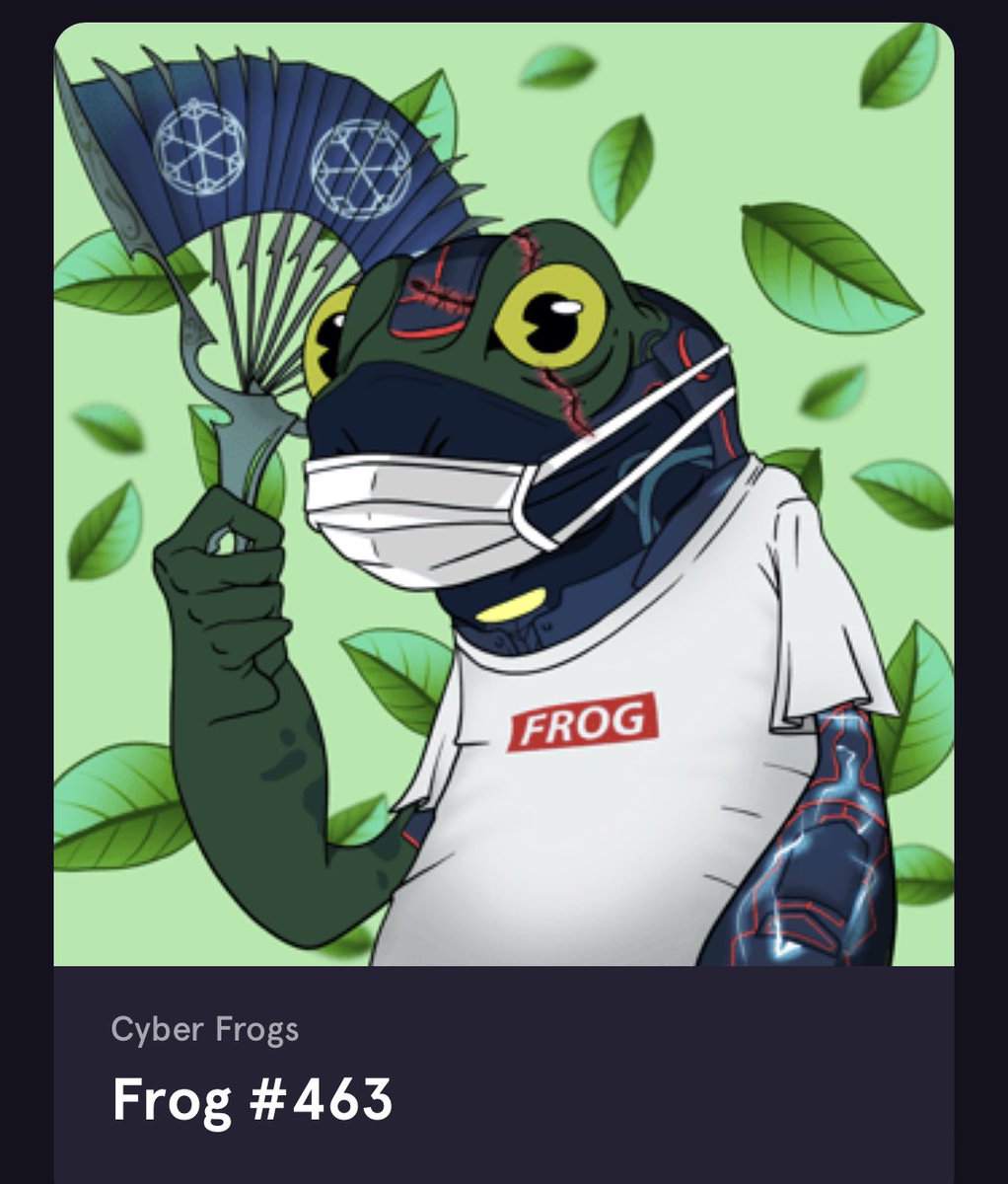 Jason_Lee_1's tweet photo. Growing the collection! #NFT #NFTCollection #NFTCommmunity #fancyfrenchies #spacebums #cyberfrogs https://t.co/Y6AsdCwgfT