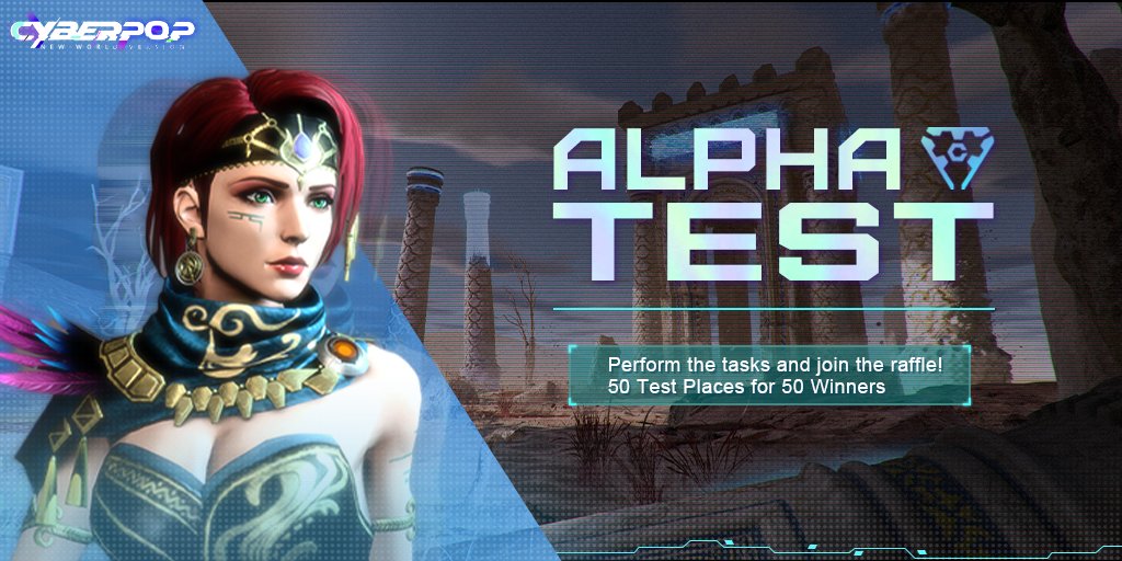 cyberpopnw's tweet photo. #CYBERPOP ALPHA-TEST TASK EVENT
Alpha Test #Whitelist is being distributed! 50 places limited!

JOIN TO WIN：
🎁Limited Alpha-Test Commemorative #NFT badges
🎁Game-Asset NFT #Airdrops!

📅End Date: Apr. 25th 12:00 UTC
Release date: Apr. 26th

👉Join Tasks: https://t.co/a3iyvllFIS https://t.co/DCUhMUxhNd