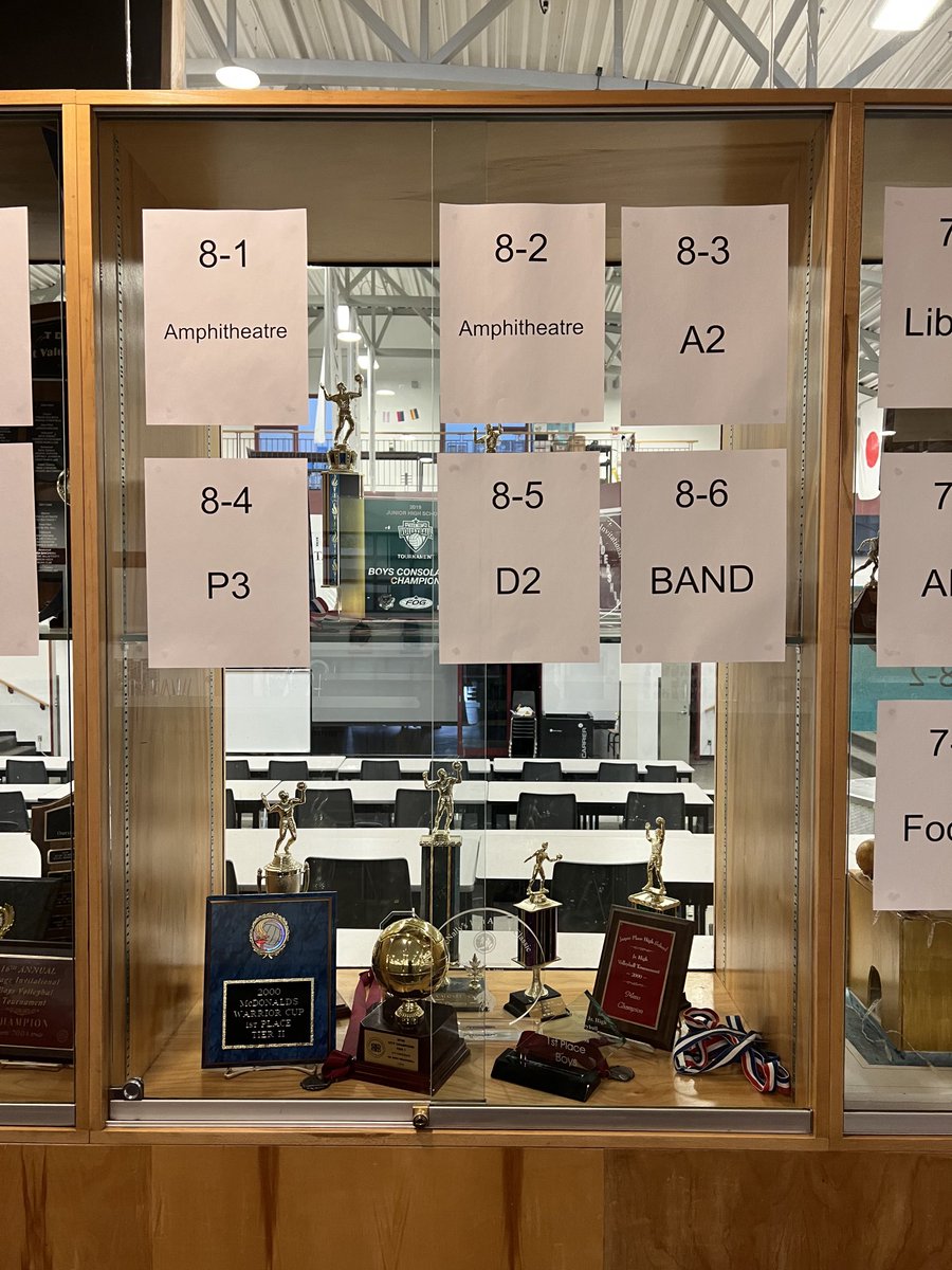 TDBaker_epsb's tweet photo. New homeroom locations until the construction is done… Temporarily, we’ll be back to Q1/2 where students are staying in their home rooms and teachers are moving. https://t.co/yEkGY6cZZl
