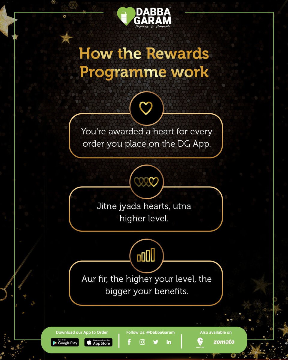 dabba_garam's tweet photo. The Dabba Garam Rewards programme gives you a chance to enjoy free Desserts, deliveries and much more with every meal ordered through the Dabba Garam App. 

#DabbaGaram #Thane #Powai #NewMumbai #kandiwali #MumbaiFoodies #DGRewards #Apple #Android #GoodFood #HomeLike #FoodDelivery https://t.co/anp3O27uNR