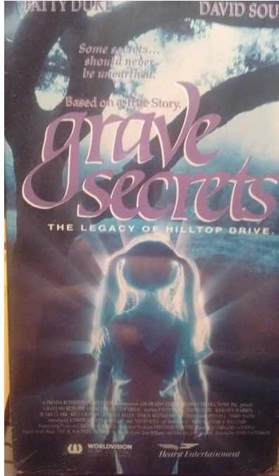 AngusKohm's tweet photo. Grave Secrets: The Legacy of Hilltop Drive (1992) by #JohnPatterson
w/#PattyDuke #DavidSoul #FrancesBay
Residents of new homes experience strange phenomena and find out that their houses are built on a former cemetery.
Based on a #TrueStory !
#Horror
#TrashOrTerrorTuesday https://t.co/bF9IdR87SI