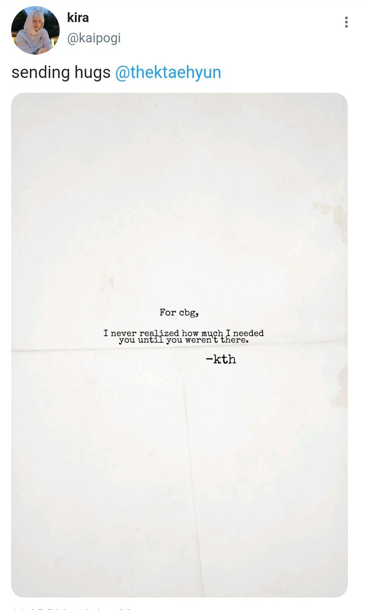 beomyfics's tweet photo. short #taegyu au

wherein kth is a writer of a famous book, everything seems to be perfect, until readers asked to whom it is dedicated. https://t.co/8L5EQzsSyb