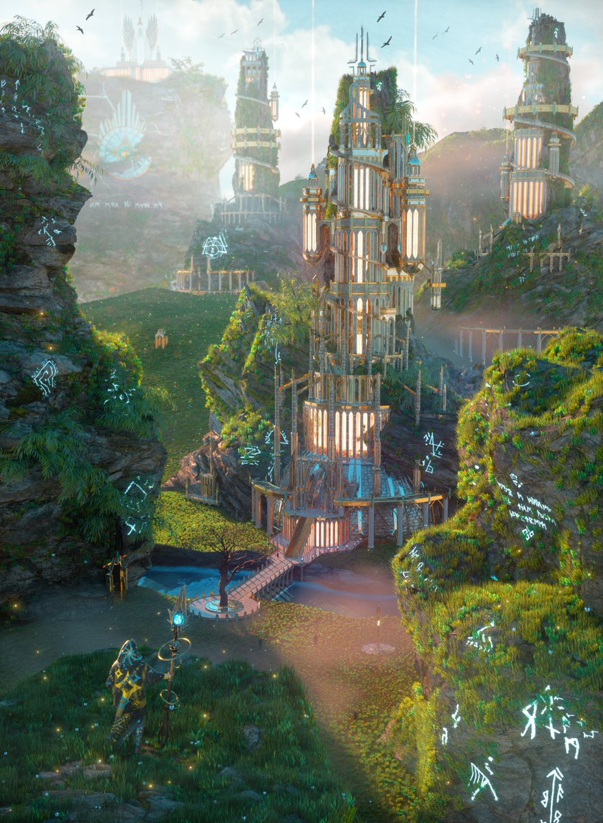 How it started vs how it's going 🌲🏰✨