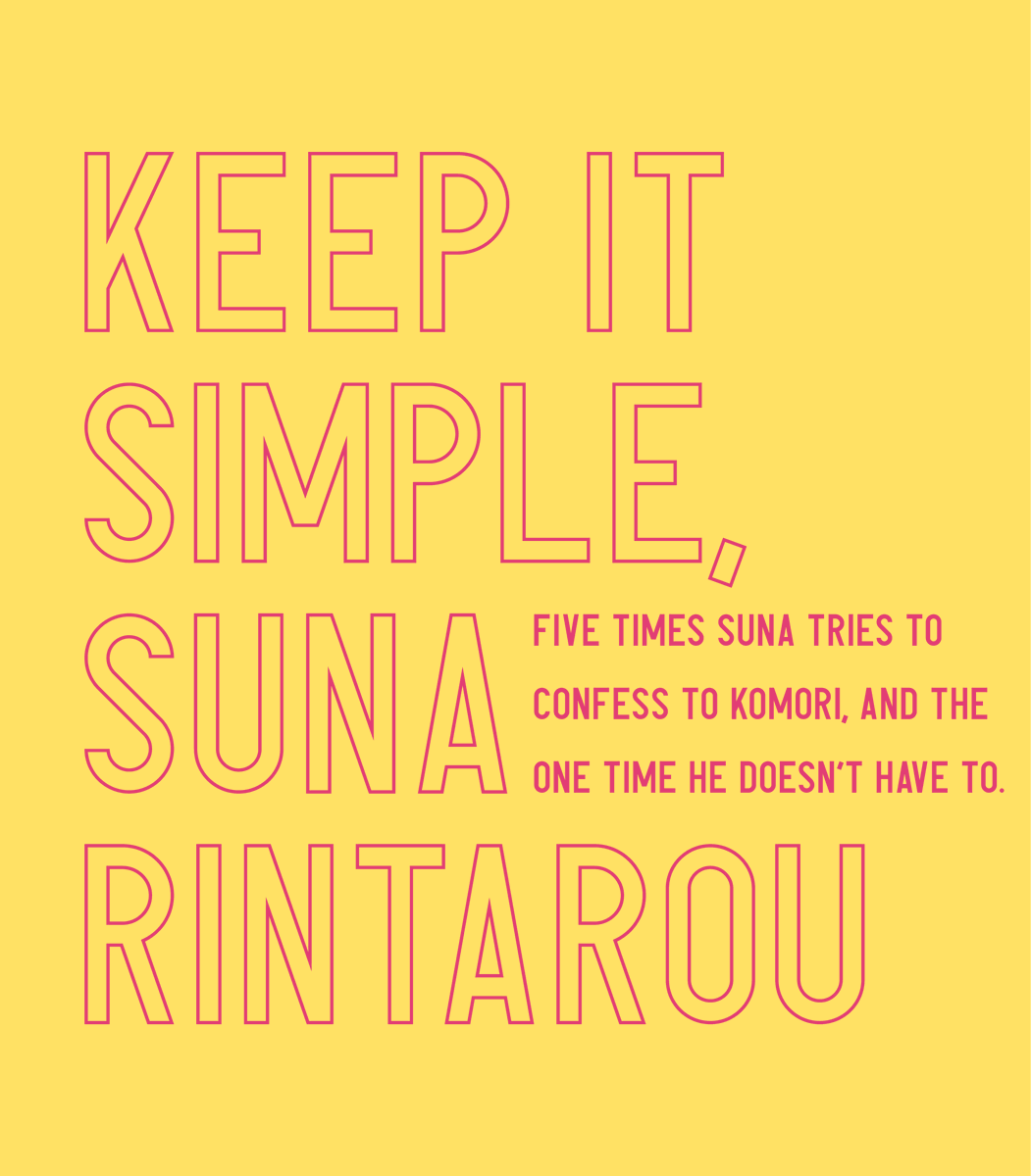 tirralirralirra's tweet photo. The Kiss Principle / 7.4k / Rated T / #sunakomo #SunaKomoEx2022 
Link to ao3 below 👇
All he wants to do is confess his feelings to Komori. How can something so simple be so complicated?
.
My @SunaKomoExch gift for @vannahfanfics! Enjoy 😘 https://t.co/TUyqd15lxV
