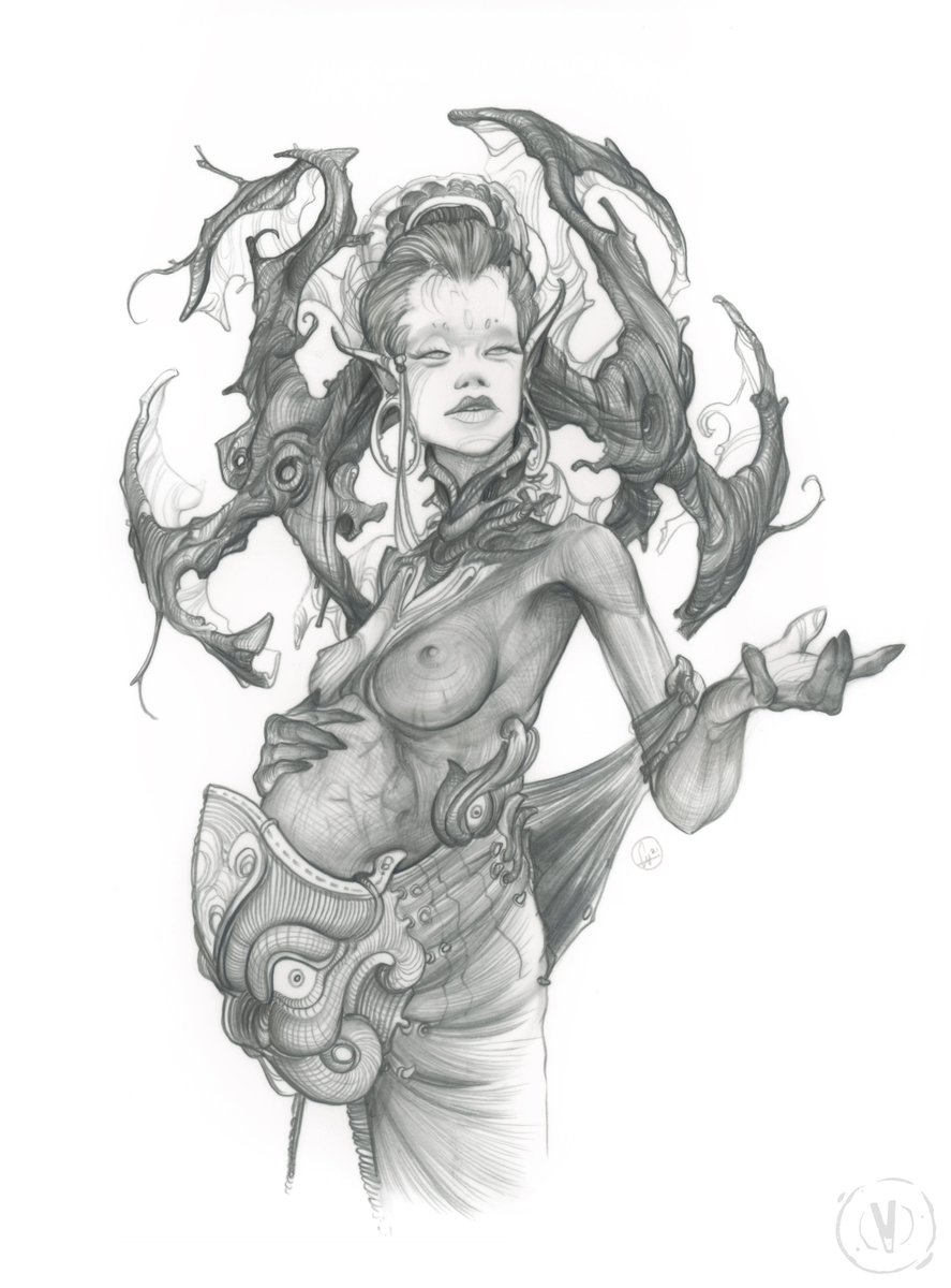 Motherhood - 2021 #villarrte #art #drawing #graphite #pencilwork #concept #characterdesign #arte #Folklore #ArtistOnTwitter #digitalart #conceptart