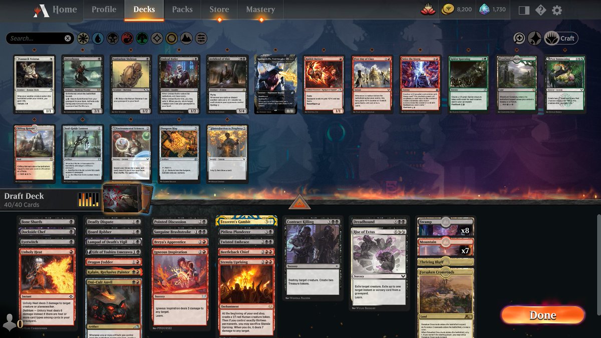 CharlieNewj's tweet photo. Tinkerer's Cube is the objectively best thing on MTGA https://t.co/ooP9Kj7uHA