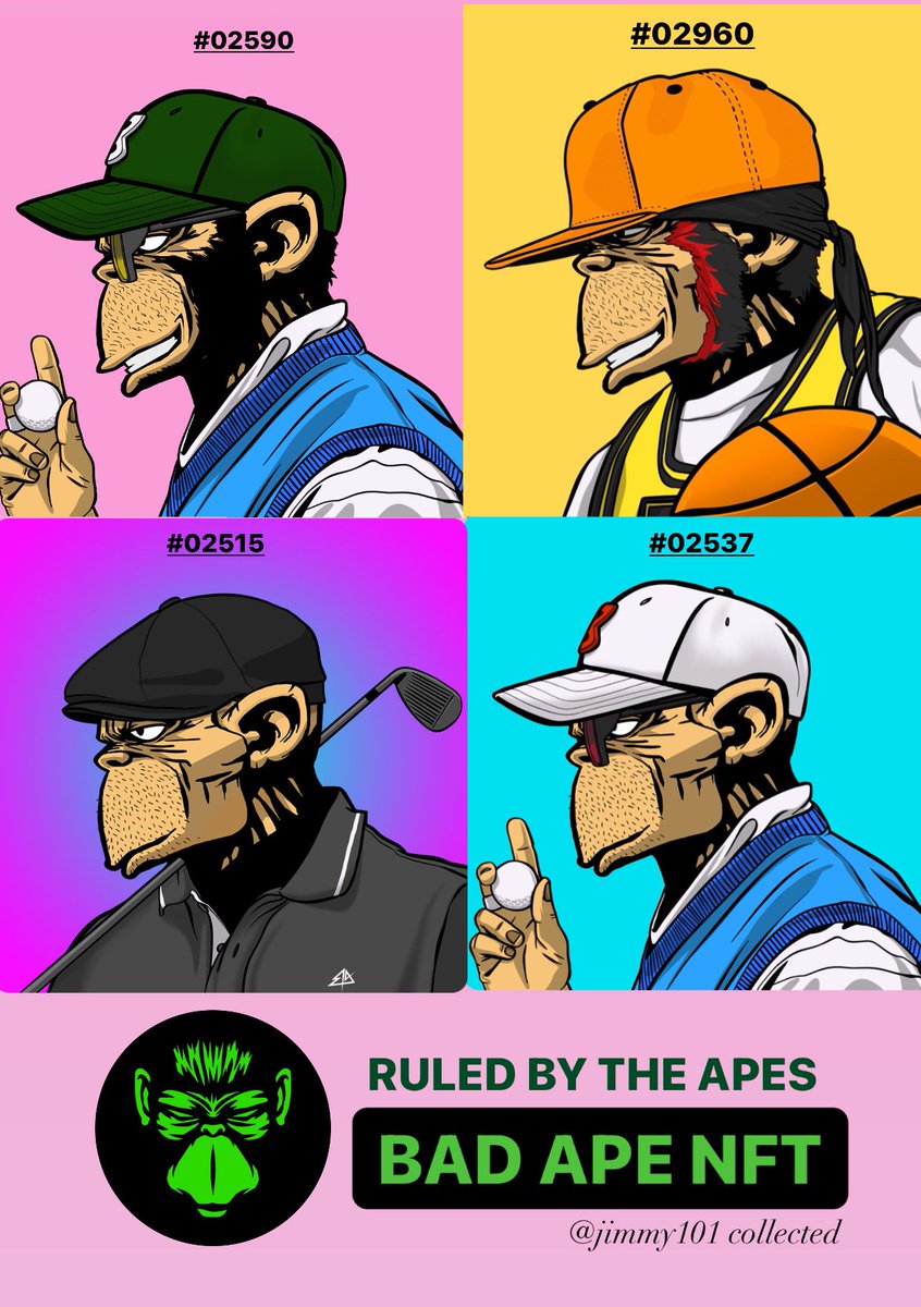 My <a href="/BadApeNFT/">BADAPE NFT Official</a> collection #nftart #NFTGANG #NFTProject