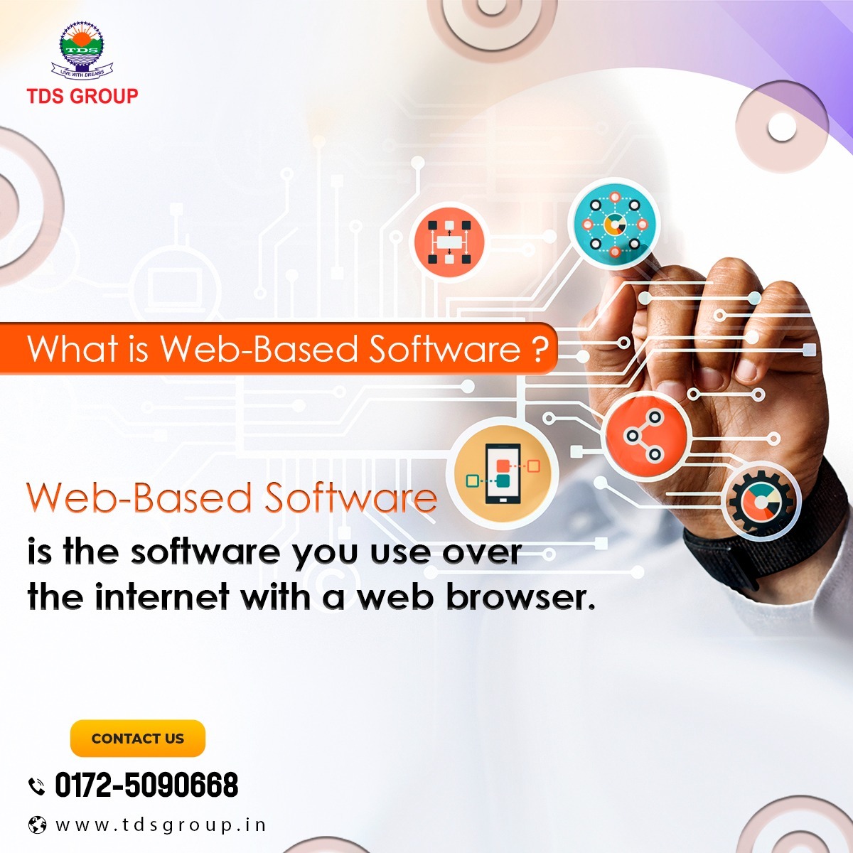 TDSGROUP2's tweet image. #Webbasedsoftware helps you to organize your automate processes, reduce the number of steps, and ensure that the tasks are getting done at the right time.
For more information, Call us at 0172-5090668, Whatsapp No. 7527003884.
Visit or DM us at tdsgroup.in