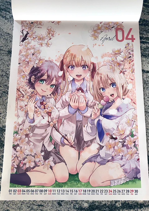 新年度から使えるカレンダーも🙌
これはいいものだ😌

当選者の皆様おめでとうございます❣️1年間カッコウと共に過ごしてね🐣 