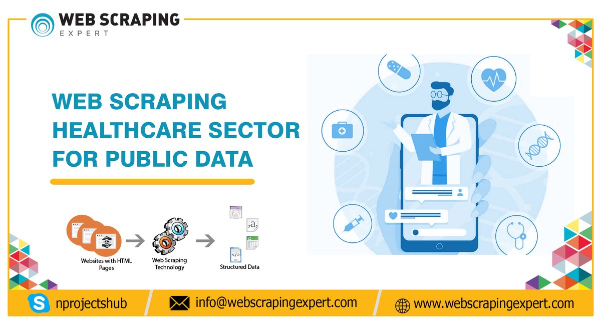 webscrapingexpe's tweet image. Web Scraping Healthgrades Data

We provides Healthgrades data scraping services that will assist professionals to get access to big business data while also...

#healthcaredatascraping #doctorsdatascraping 

Website: webscrapingexpert.com
Email: info@webscrapingexpert.com